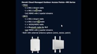 Meraki Cloud Managed Outdoor Access Points