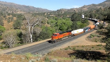 Tehachapi Trains at Woodford/Walong, CA