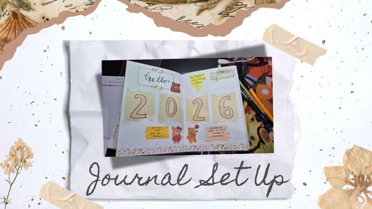 Bullet Journal 2026 ✨ Set Up + Última Semana de Enero | Inspiración y organización