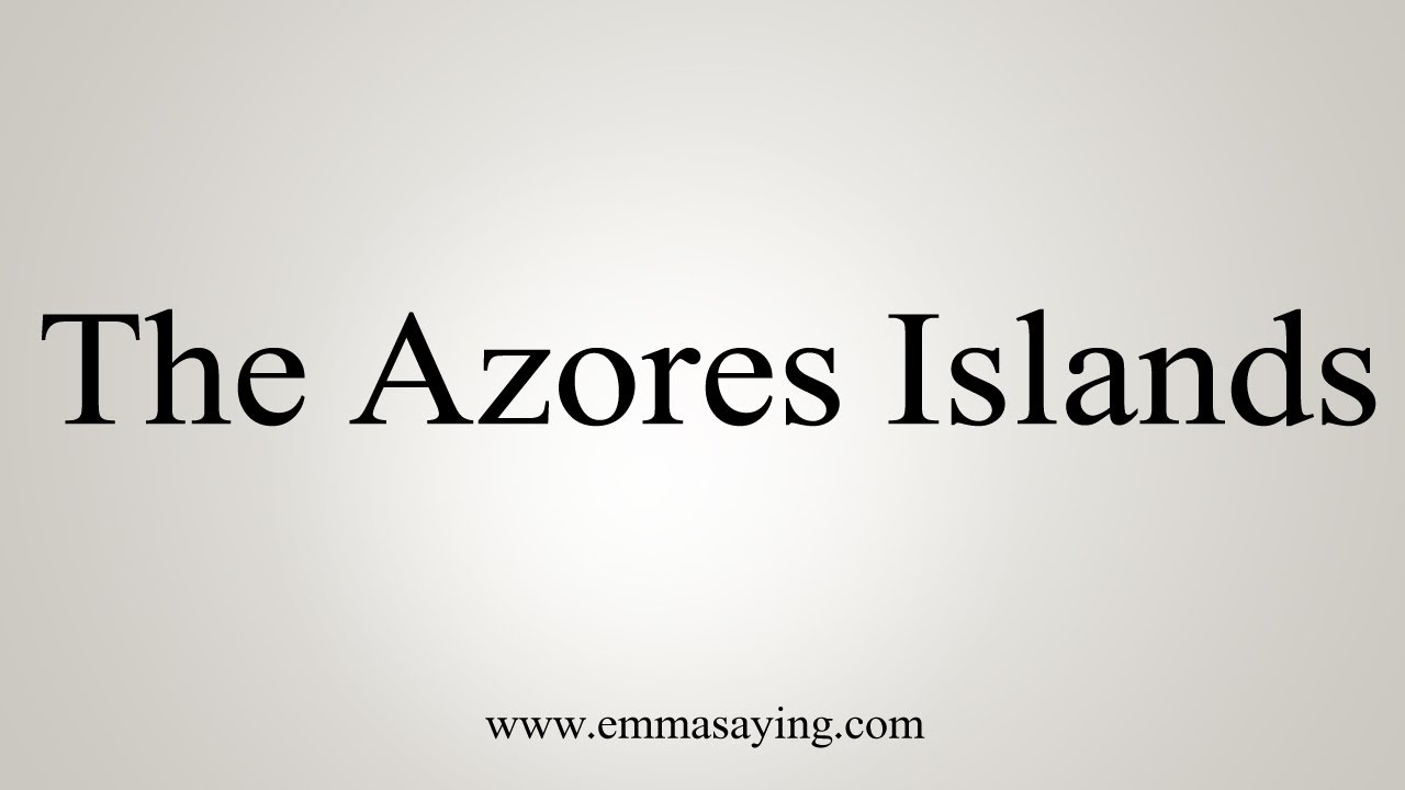 Azores Language