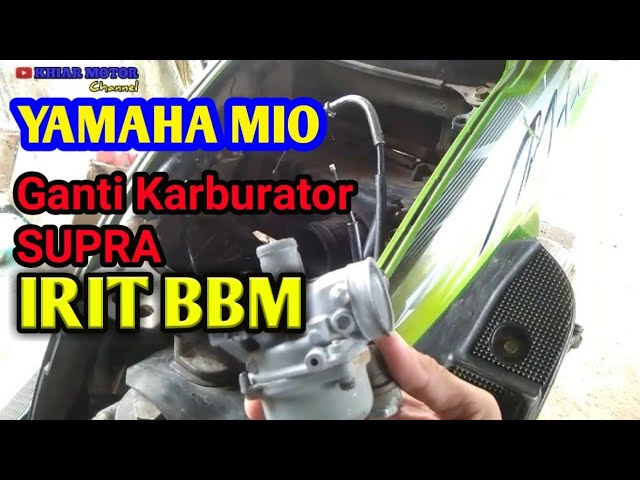 Mio Pake Karburator Supra Youtube