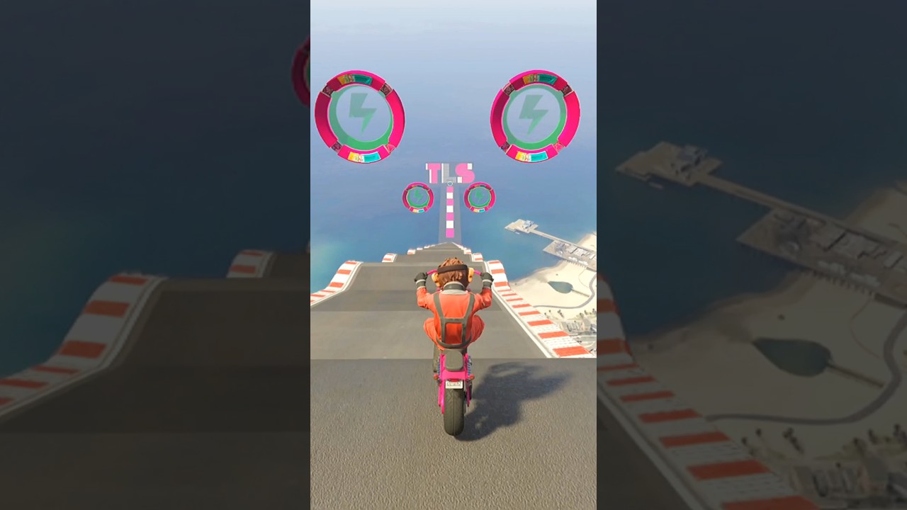 TLS Random Superbike Mega Ramp In GTA 5 Online #2