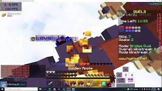 Playing private bedwars /p join Nitrocycle