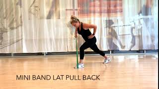Mini Band Split Stance Single Arm Row