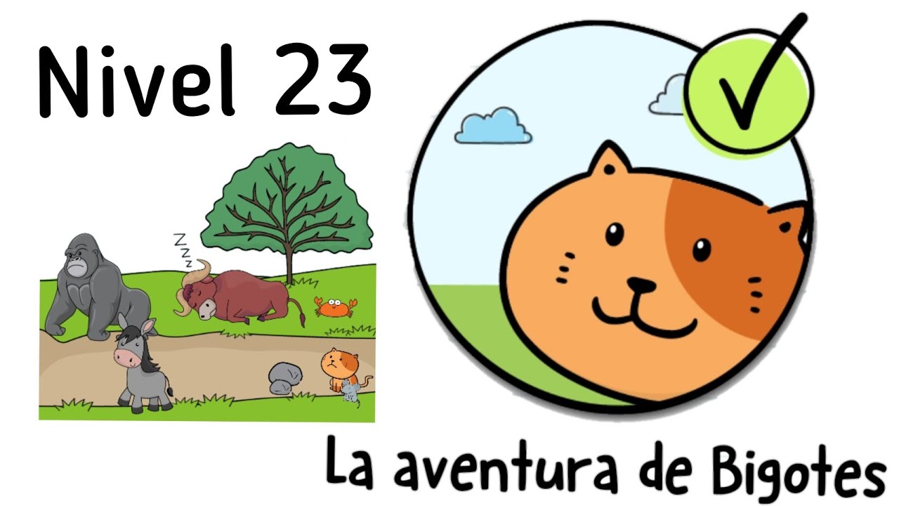 Brain Test 2: Tricky Stories - La Aventura De Bigotes Nivel 23 Walkthrough