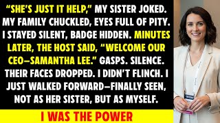 My Family Let My Sister Publicly Shame Me— But Then Froze When They Found Out I Was the CEO on Stage