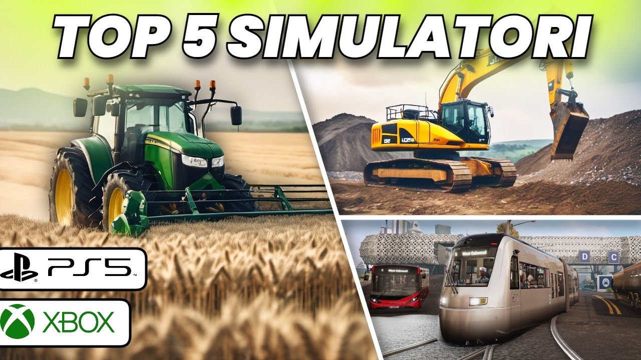 TOP 5 MIGLIORI SIMULATORI per CONSOLE! - YouTube