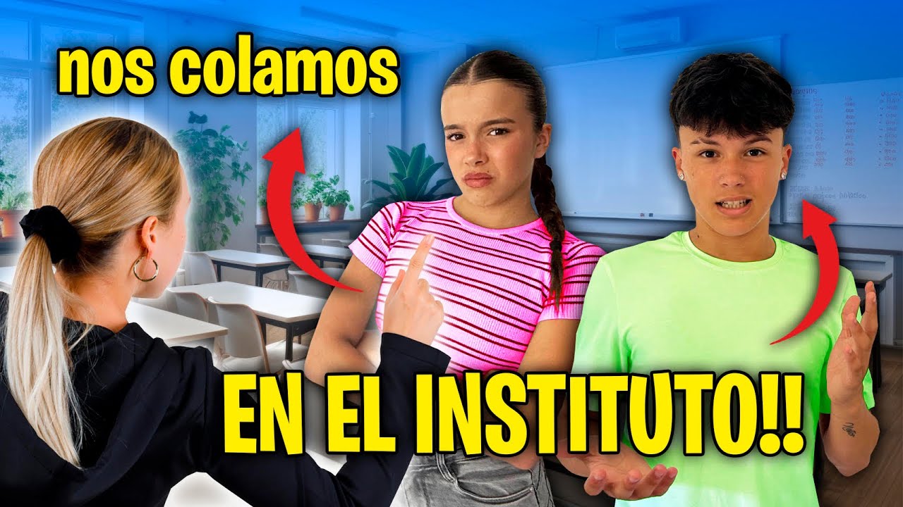NOS COLAMOS EN EL INSTITUTO! (nos pillan..)