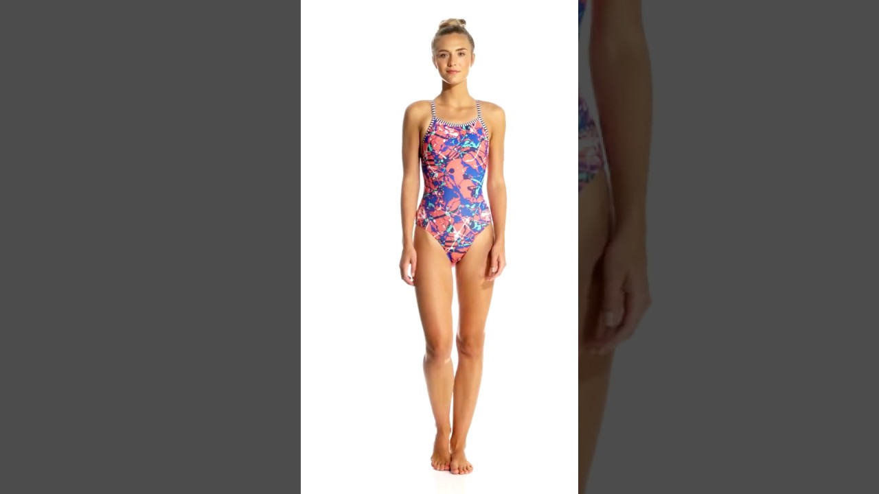 Dolfin Uglies Women's Splat! V-2 Back One Piece Swimsuit | SwimOutlet.com
