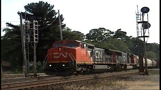 Canadian National C40-8W W/P5 Horn AND EMD SD75I!