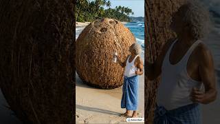 Turning a Giant Coconut Into a Tiny House🥥🏡