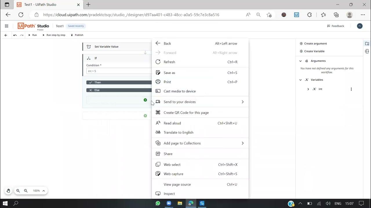 UiPath Studio web sample project YouTube