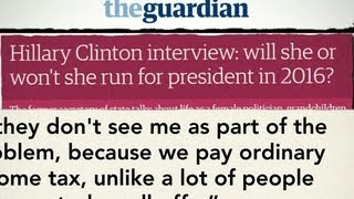 Hillary says Clintons work hard for their money