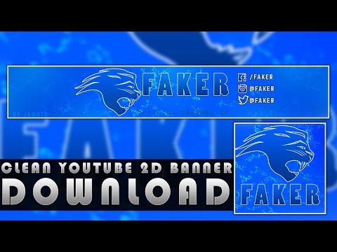 Youtube Banner Speed Art - FAKER