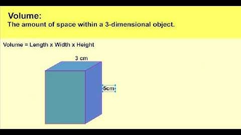How to Find the Volume of a 3D object