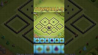 TH9 Best Base layout 2026 | Clash of Clans} #clashofclans #ytshorts #coc #shorts