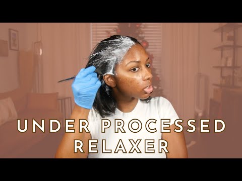 I Under Processed My Relaxer! | 3 Month Relaxer Retouch | Niara Alexis