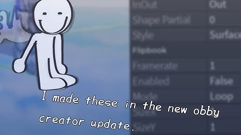 I made these flipbook animation particles in Obby Creator