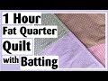 Quick and Easy Quilt Using a Panel - YouTube