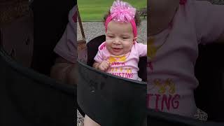 1st time swinging #fun #swing #baby #follow #cutebaby #beautiful #swingtrade #tictok #2023 #cute