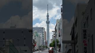 Japan’s Iconic Tokyo Skytree in Full View🗼✨#japan #shorts #tokyo #travel #trending #famous