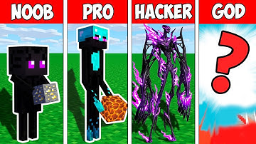 Minecraft NOOB vs PRO vs HACKER vs GOD : ENDERMAN MONSTER EVOLUTION BATTLE in Minecraft Animation