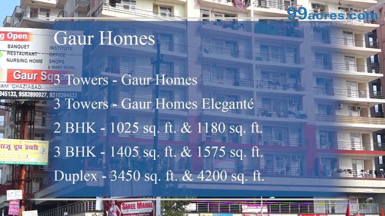 Gaur Homes Govindpuram Ghaziabad S13058 YouTube