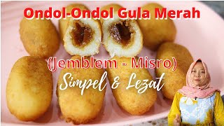Resep Ondol-Ondol Singkong Isi Gula Merah (Resep Jemblem, Resep Misro)