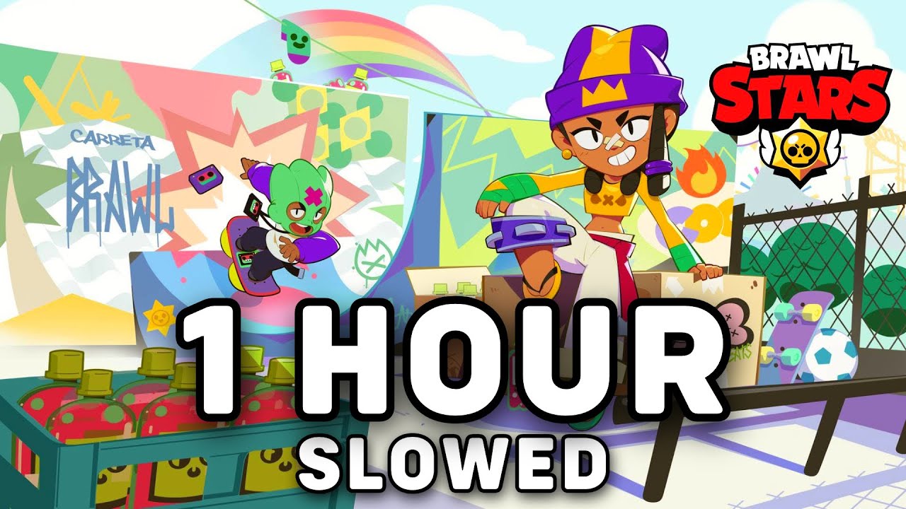 Тема меню Mina в Brawl Stars x Subway Surfers замедлена на 1 час