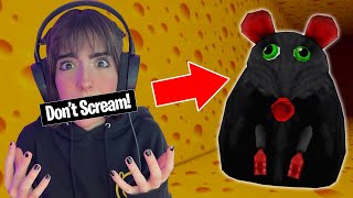 TRY NOT TO SCREAM CHALLENGE!! (Roblox Cheese Escape)