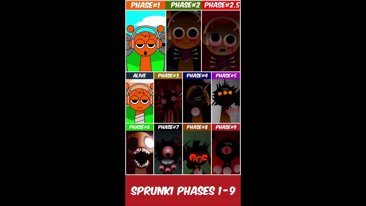 Incredibox sprunki Phase 1 - 9