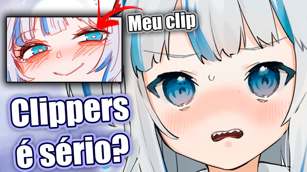 Gura fica bolada com esse meu clip...