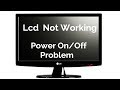 HOW TO FIX  LCD,turns off after 3 seconds (common repair)