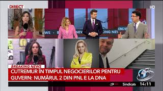 Cutremur în timpul negocierilor pentru Guvern; Numărul 2 din PNL e la DNA
