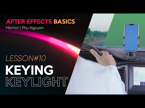 After Effects - Basics Tutorial - Lesson #10 | Keying