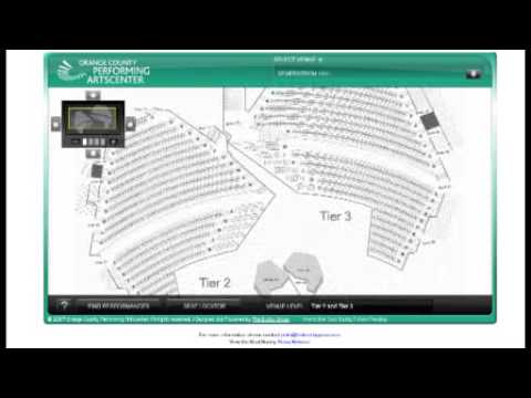 Ocpac Seating Chart