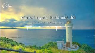 [Vietsub   Pinyin] Yêu sai người, lỡ dở một đời - Dương Hữu Hữu / 爱错一人, 耽误一生 - 杨友友