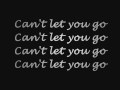 Adam Lambert Can't Let You Go with lyrics