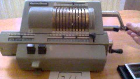 Square root on a mechanical calculator!