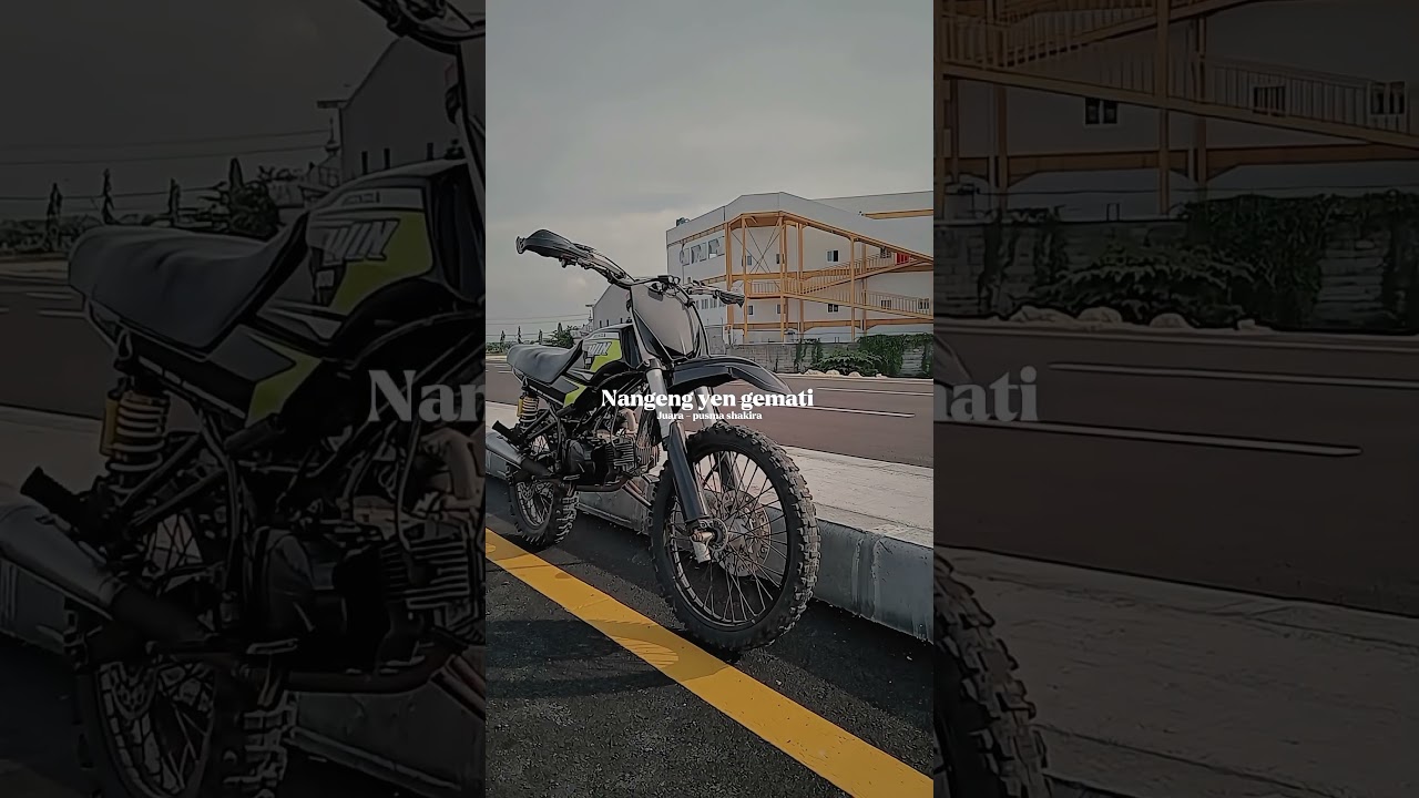 Modifikasi honda win 100 trail 