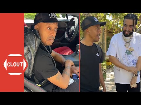 Gillie Da King Pulls Up On French Montana Gets A Tour Of His 20M Mansion x Luxury Car Collection!