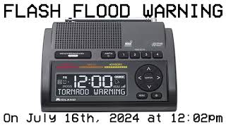 LSX (DOUBLE HEADER) Flash Flood Warning + Tornado Warning On #KDO89 July 16th, 2024