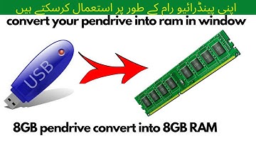 How To Use USB Flash Drive As RAM - Windows 10, 8, 7