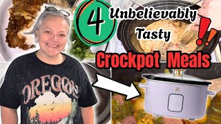 4 Yummy & Easy Crockpot Meals || Save This To Beat The Heat This Summer