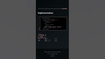 LeetCode 1493: Longest Subarray of 1