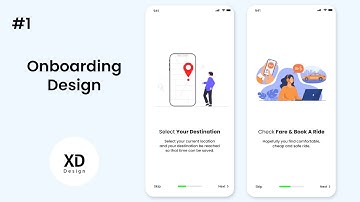 Onboarding Design | Ep.1 | Design & Prototype | Using Adobe XD | XD Design