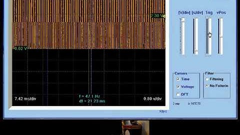 PC Oscilloscope with ATmega8L