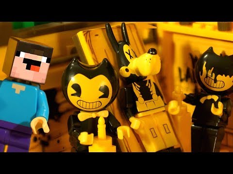 Видео: БЕНДИ и День Рождения Лего НУБика Майнкрафт ФНАФ - LEGO Minecraft FNAF