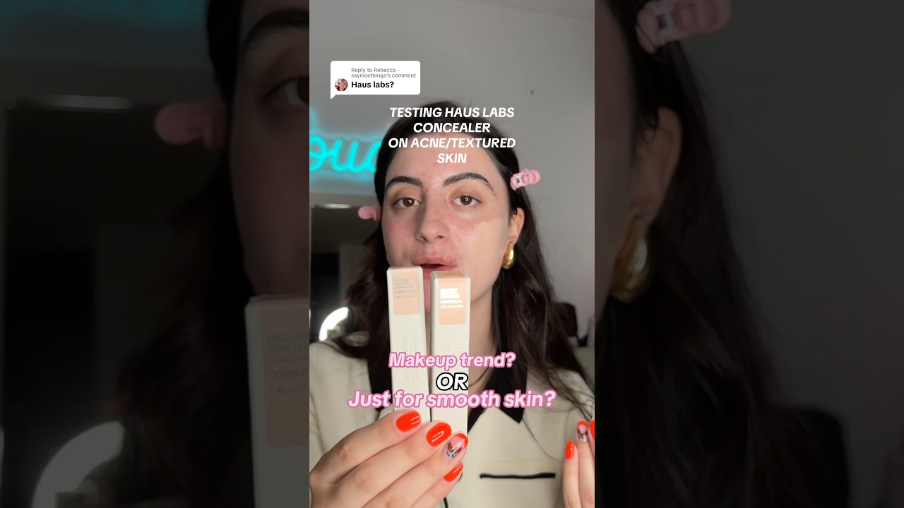 HAUS LABS CONCEALER ON ACNE/TEXTURED SKIN 