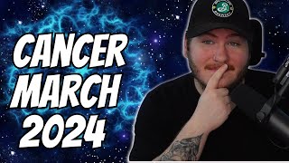 CANCER ♋️ - “YOU ARE SUPPORTED! PREPARE TO BE WELL TAKEN CARE OF!” MARCH 2024 TAROT READING
